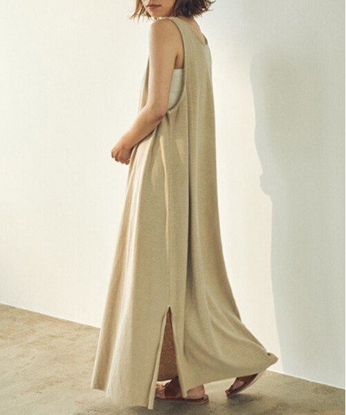 CREDONA（クレドナ）の「ネップカットOP（ワンピース・レディース・チャコールグレー/パープル/ホワイト系その他・FREE）」の22枚目の写真