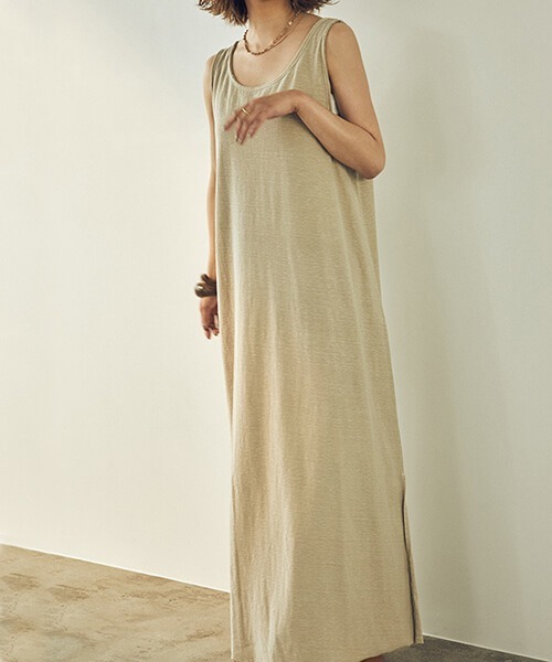 CREDONA（クレドナ）の「ネップカットOP（ワンピース・レディース・チャコールグレー/パープル/ホワイト系その他・FREE）」の19枚目の写真