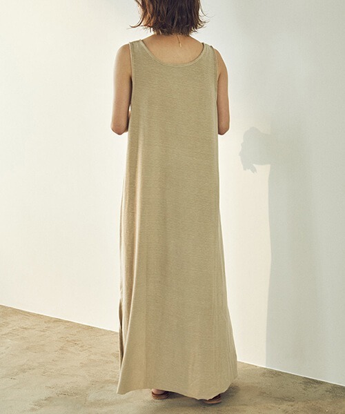 CREDONA（クレドナ）の「ネップカットOP（ワンピース・レディース・チャコールグレー/パープル/ホワイト系その他・FREE）」の11枚目の写真