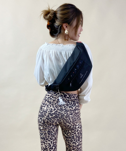 KANGOL（カンゴール）の「KANGOL/カンゴール ウエストポーチ KGSA-BG2008（ボディバッグ/ウエストポーチ・メンズ・ブラック系その他/ブラック×ブラック/ベージュ・FREE）」の10枚目の写真