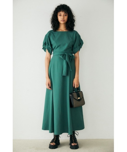 moussy BACK CACHE COEUR MAXI ワンピース MOUSSY（マウジー）の「BACK CACHE COEUR MAXI ワンピース