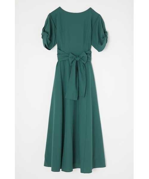 MOUSSY（マウジー）の「BACK CACHE COEUR MAXI ワンピース（ワンピース・レディース・グリーン/ブラック/アイボリー・1/2）」の15枚目の写真