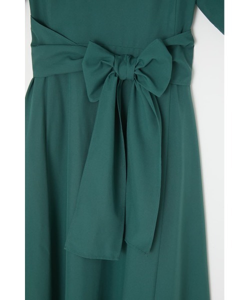 MOUSSY（マウジー）の「BACK CACHE COEUR MAXI ワンピース（ワンピース・レディース・グリーン/ブラック/アイボリー・1/2）」の18枚目の写真