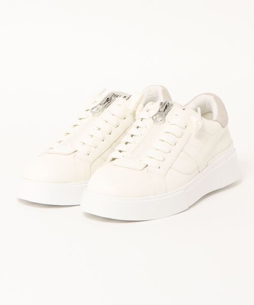 ASH(アッシュ)の「【FLAM】フロントジップスニーカー(スニーカー・レディース・ホワイト/ホワイト×ブラウン/ホワイト×イエロー/アイボリー・35/36/37/38/39/40)」の14枚目の写真