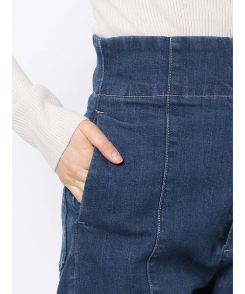 LAGUNAMOON（ラグナムーン）の「ハイウエストステッチデニムパンツ（デニムパンツ・レディース・ブルー/インディゴブルー・SMALL/MEDIUM）」の9枚目の写真