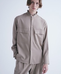 CULLNI | 21-AW-028　フリルミリタリーシャツ(シャツ/ブラウス)