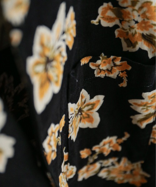 FIL DE FER（フィルデフェール）の「フラワーコーデュロイ　ビッグシャツ（シャツ/ブラウス・レディース・ブラック・FREE）」の19枚目の写真