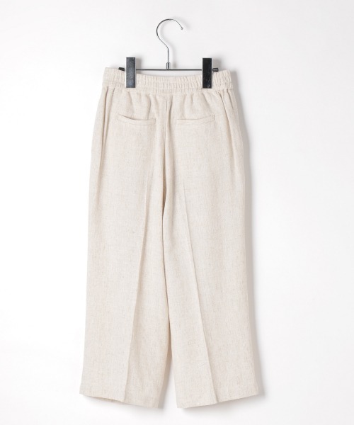 JEANASIS（ジーナシス）の「【KIDS】リネンドロストイージーパンツ/215179（その他パンツ・キッズ・チャコールグレー/アイボリー/マスタード・120/140）」の4枚目の写真