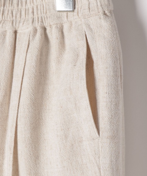 JEANASIS（ジーナシス）の「【KIDS】リネンドロストイージーパンツ/215179（その他パンツ・キッズ・チャコールグレー/アイボリー/マスタード・120/140）」の6枚目の写真