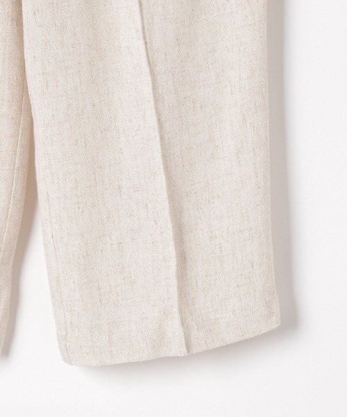 JEANASIS（ジーナシス）の「【KIDS】リネンドロストイージーパンツ/215179（その他パンツ・キッズ・チャコールグレー/アイボリー/マスタード・120/140）」の7枚目の写真