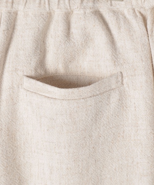 JEANASIS（ジーナシス）の「【KIDS】リネンドロストイージーパンツ/215179（その他パンツ・キッズ・チャコールグレー/アイボリー/マスタード・120/140）」の9枚目の写真