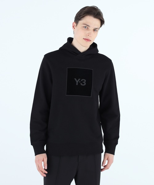 Y-3（ワイスリー）の「U SQUARE LOGO HOODIE（パーカー・メンズ・ブラック・XX-SMALL/X-LARGE/SMALL/XX-LARGE/MEDIUM/LARGE/X-SMALL）」の7枚目の写真