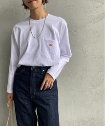 DANTON | [DANTON/ダントン] クルーネック ポケットロンＴ(Tシャツ/カットソー)