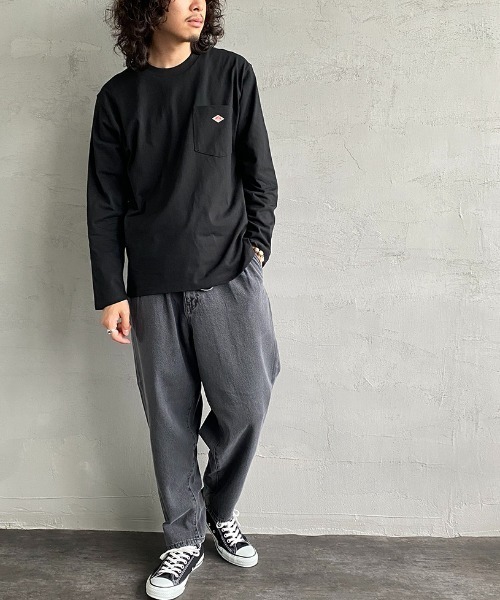 新品　ダントン　ロンT 長袖　ブラック　M 楽天市場】2025春夏新作 ダントン DANTON ロングスリーブ T