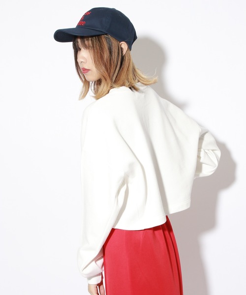 PBLIM(ページボーイリム)の「【PAGEBOYLIM】カラーショートスウェット(スウェット・レディース・ホワイト/ブラック/パープル/レッド/グリーン・FREE)」の14枚目の写真