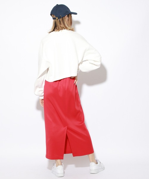 PBLIM(ページボーイリム)の「【PAGEBOYLIM】カラーショートスウェット(スウェット・レディース・ホワイト/ブラック/パープル/レッド/グリーン・FREE)」の6枚目の写真