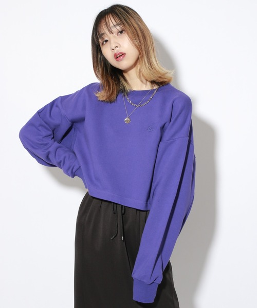 PBLIM(ページボーイリム)の「【PAGEBOYLIM】カラーショートスウェット(スウェット・レディース・ホワイト/ブラック/パープル/レッド/グリーン・FREE)」の21枚目の写真