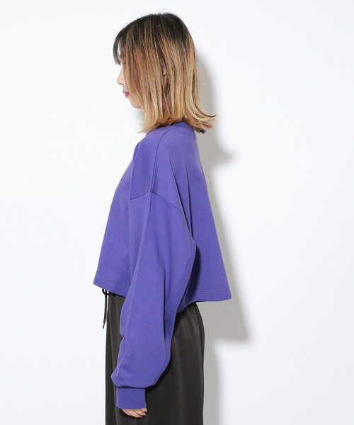 PBLIM(ページボーイリム)の「【PAGEBOYLIM】カラーショートスウェット(スウェット・レディース・ホワイト/ブラック/パープル/レッド/グリーン・FREE)」の22枚目の写真