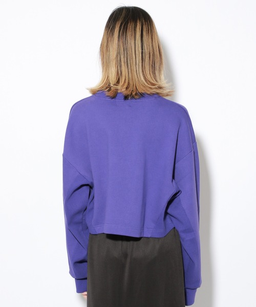 PBLIM(ページボーイリム)の「【PAGEBOYLIM】カラーショートスウェット(スウェット・レディース・ホワイト/ブラック/パープル/レッド/グリーン・FREE)」の13枚目の写真