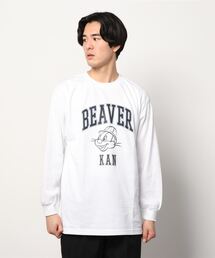 BEAVER | KAN × BEAVER / カン×ビーバー　別注 KAN ロンTEE  別注カンロンティー(Tシャツ/カットソー)