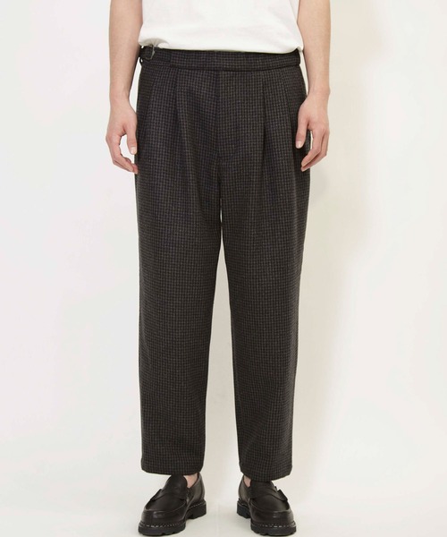 Johnbull（ジョンブル）の「ウール2タックイージーパンツ（その他パンツ・メンズ・チャコールグレー/ネイビー・LARGE/MEDIUM/SMALL）」の9枚目の写真