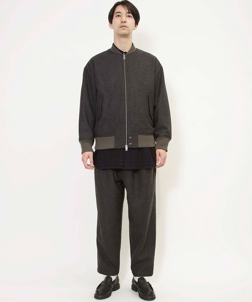 Johnbull（ジョンブル）の「ウール2タックイージーパンツ（その他パンツ・メンズ・チャコールグレー/ネイビー・LARGE/MEDIUM/SMALL）」の8枚目の写真