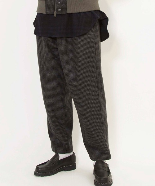 Johnbull（ジョンブル）の「ウール2タックイージーパンツ（その他パンツ・メンズ・チャコールグレー/ネイビー・LARGE/MEDIUM/SMALL）」の5枚目の写真