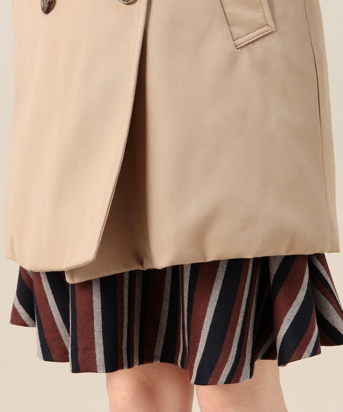 BEAUTY&YOUTH UNITED ARROWS（ビューティーアンドユースユナイテッドアローズ）の「BYSF ダウントレンチコート　◆（ダウンジャケット/コート・レディース・ブラック/ベージュ・SMALL/MEDIUM）」の10枚目の写真