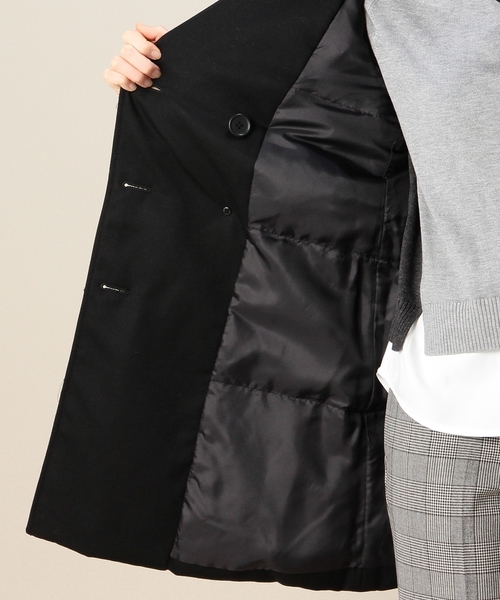 BEAUTY&YOUTH UNITED ARROWS（ビューティーアンドユースユナイテッドアローズ）の「BYSF ダウントレンチコート　◆（ダウンジャケット/コート・レディース・ブラック/ベージュ・SMALL/MEDIUM）」の6枚目の写真