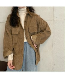 【MAISON BREEZE】オーバーサイズコーデュロイシャツ SCCH22
