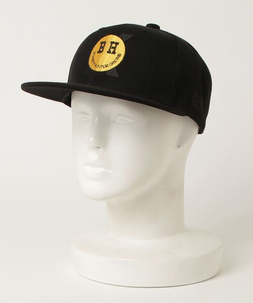 BOUNTY HUNTER（バウンティーハンター）の「BxH BH X NIKO Snap Back Cap（キャップ・メンズ・ブラック×ホワイト/ブラック×イエロー・FREE）」の3枚目の写真