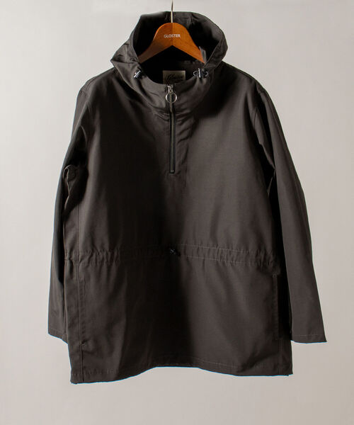 GLOSTER(グロスター)の「【GLOSTER/グロスター】アノラックパーカー ハーフジップ(マウンテンパーカー・メンズ・チャコールグレー/サンドベージュ/ピンク・MEDIUM/LARGE)」の8枚目の写真
