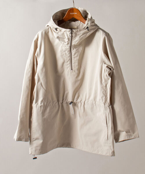 GLOSTER(グロスター)の「【GLOSTER/グロスター】アノラックパーカー ハーフジップ(マウンテンパーカー・メンズ・チャコールグレー/サンドベージュ/ピンク・MEDIUM/LARGE)」の14枚目の写真
