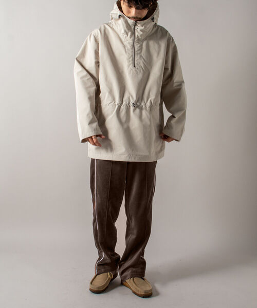 GLOSTER(グロスター)の「【GLOSTER/グロスター】アノラックパーカー ハーフジップ(マウンテンパーカー・メンズ・チャコールグレー/サンドベージュ/ピンク・MEDIUM/LARGE)」の15枚目の写真