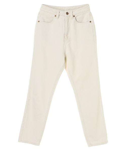 HALUHIROINE（ハルヒロイン）の「カラーデニムパンツ（デニムパンツ・レディース・アイボリー・S/M）」の5枚目の写真