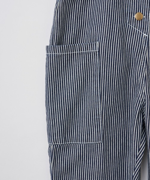 CIAOPANIC TYPY（チャオパニックティピー）の「【KIDS】【ZOZOTOWN限定】デニムオーバーオール（サロペット/オーバーオール・キッズ・ネイビー/オフホワイト・SMALL/MEDIUM/LARGE/X-LARGE/XX-LARGE）」の4枚目の写真