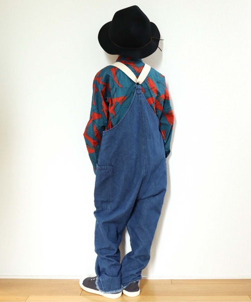 CIAOPANIC TYPY（チャオパニックティピー）の「【KIDS】【ZOZOTOWN限定】デニムオーバーオール（サロペット/オーバーオール・キッズ・ネイビー/オフホワイト・SMALL/MEDIUM/LARGE/X-LARGE/XX-LARGE）」の18枚目の写真