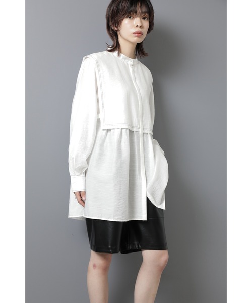 ROSE BUD（ローズバッド）の「ふらしヨークブラウス（シャツ/ブラウス・レディース・ホワイト/ネイビー/ベージュ・FREE）」の20枚目の写真