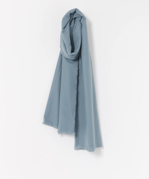 SENSE OF PLACE by URBAN RESEARCH（センスオブプレイスバイアーバンリサーチ）の「エコ大判ストール（マフラー・レディース・ライトブルー/アイボリー/ベージュ/パープル・ONE）」の13枚目の写真