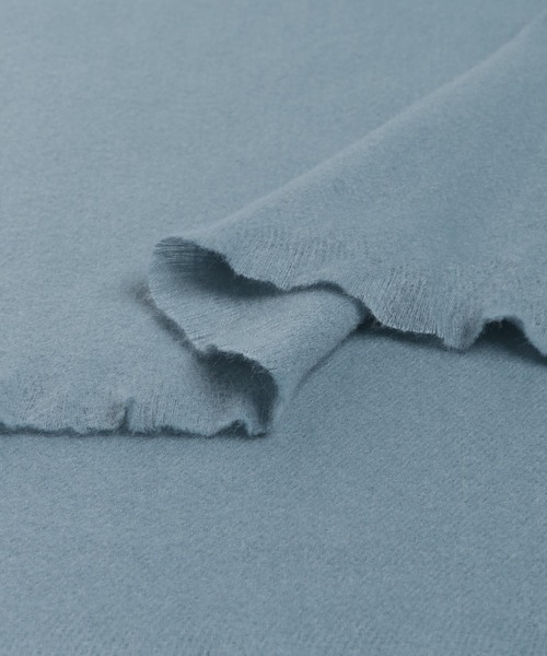 SENSE OF PLACE by URBAN RESEARCH（センスオブプレイスバイアーバンリサーチ）の「エコ大判ストール（マフラー・レディース・ライトブルー/アイボリー/ベージュ/パープル・ONE）」の9枚目の写真