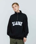 XLARGE的「HALF ZIP PULLOVER SWEAT（連帽外套）」