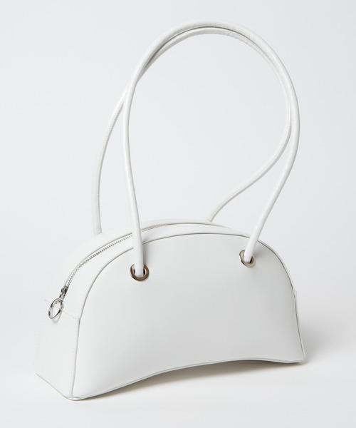 WEGO(ウィゴー)の「WEGO/ロングハンドルボストントート(トートバッグ・レディース・ホワイト/ブラック・FREE)」の16枚目の写真