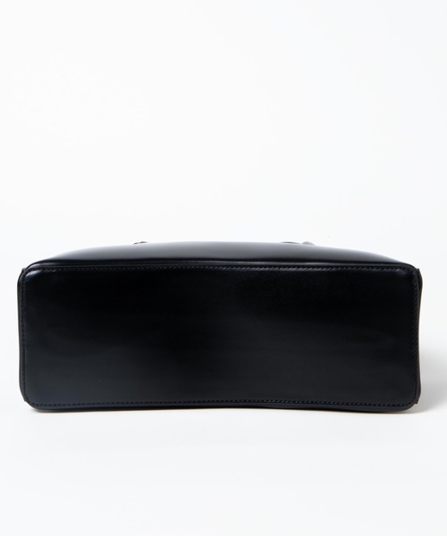 WEGO(ウィゴー)の「WEGO/ロングハンドルボストントート(トートバッグ・レディース・ホワイト/ブラック・FREE)」の12枚目の写真