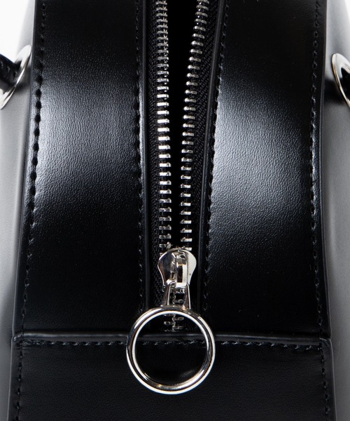 WEGO(ウィゴー)の「WEGO/ロングハンドルボストントート(トートバッグ・レディース・ホワイト/ブラック・FREE)」の9枚目の写真