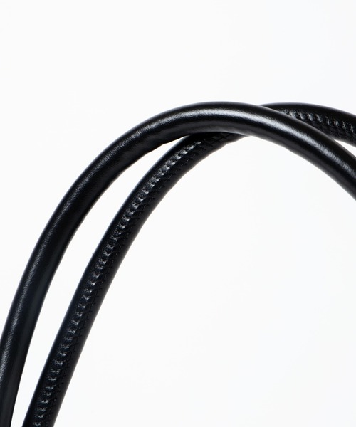 WEGO(ウィゴー)の「WEGO/ロングハンドルボストントート(トートバッグ・レディース・ホワイト/ブラック・FREE)」の5枚目の写真