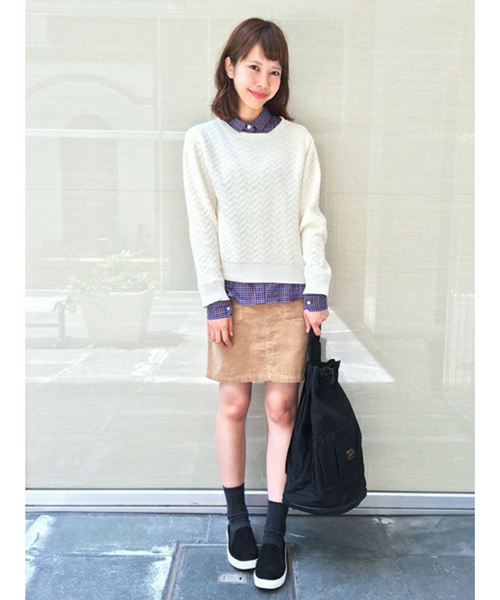 Kastane（カスタネ）の「【Kastane】Kastaneバックパック（バックパック/リュック・レディース・ブラック/オレンジ/カーキ・FREE）」の4枚目の写真