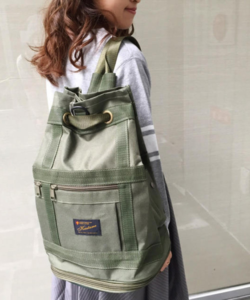 Kastane（カスタネ）の「【Kastane】Kastaneバックパック（バックパック/リュック・レディース・ブラック/オレンジ/カーキ・FREE）」の5枚目の写真