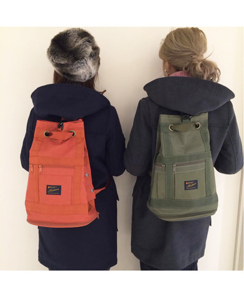 Kastane（カスタネ）の「【Kastane】Kastaneバックパック（バックパック/リュック・レディース・ブラック/オレンジ/カーキ・FREE）」の6枚目の写真