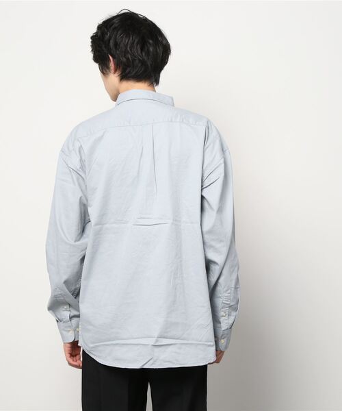 BEVERLY HILLS POLO CLUB(ビバリーヒルズポロクラブ)の「【BEVERLY HILLS POLO CLUB/ビバリーヒルズポロクラブ】カーボンピーチツイル刺繍入り ボタンダウンシャツ/スタンドカラーシャツ(シャツ/ブラウス・メンズ・ホワイト/ブラウン/ベージュ系その他/ワイン/ネイビー/サックスブルー/スミクロ/ベージュ/ブルー系その他/アクア/ネイビー系/グリーン系その他/ダークインディゴブルー/ブルー系その他3/ライトインディゴブルー/ブルー系その他2/ホワイト系その他/イエロー系その他/ブラック系その他/ライラック・M/LL/L)」の21枚目の写真