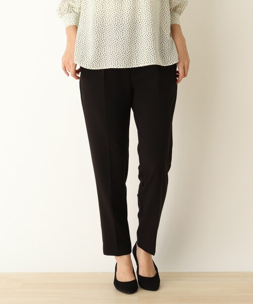 DRESKIP(ドレスキップ)の「◆フルストレッチイージーケアテーパードパンツ(その他パンツ・レディース・ブラック/サンドベージュ/ライトパープル/キャメル/ブラック系1/ダークブラウン系1・01/02/03/04)」の2枚目の写真